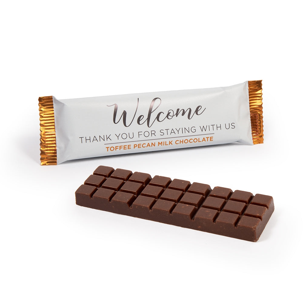 Welcome 100 Calorie Toffee Pecan Milk Chocolate Bar