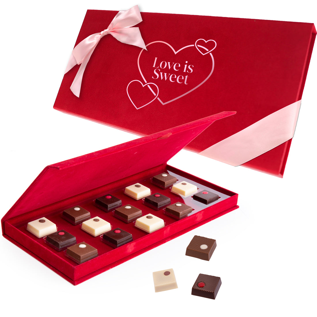 15pc Red Portfolio Assorted Truffles Gift Box