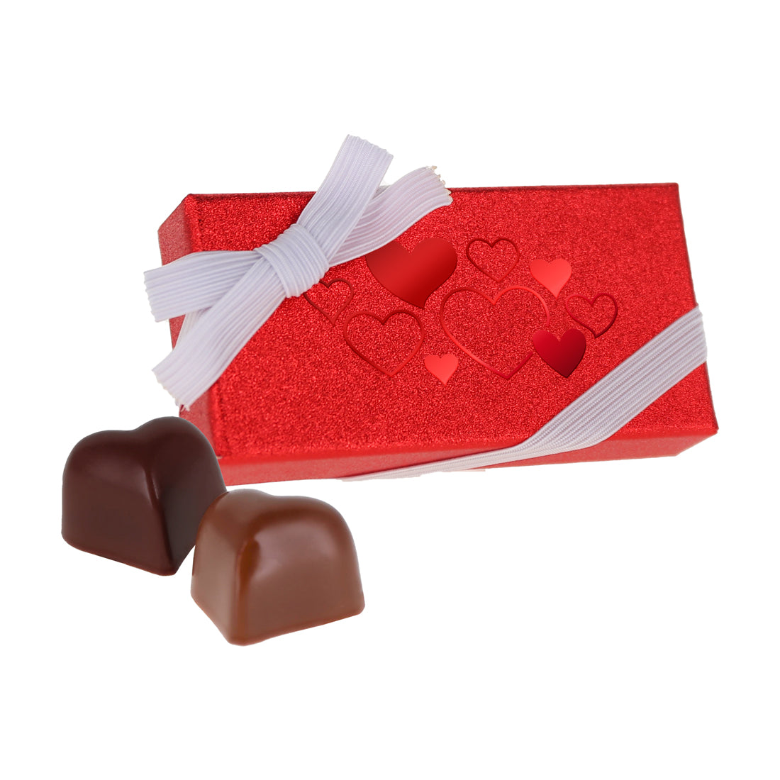 Red Sparkle Truffle Boxes