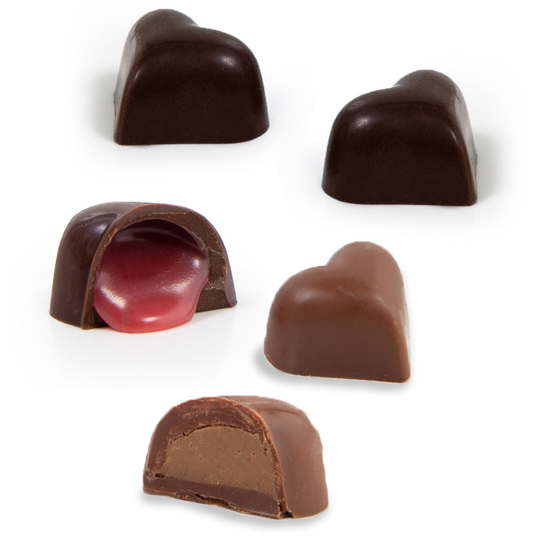 Bulk Assorted Heart Truffles