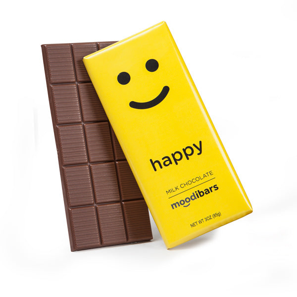 Moodibars - HAPPY - Milk Chocolate (3oz)