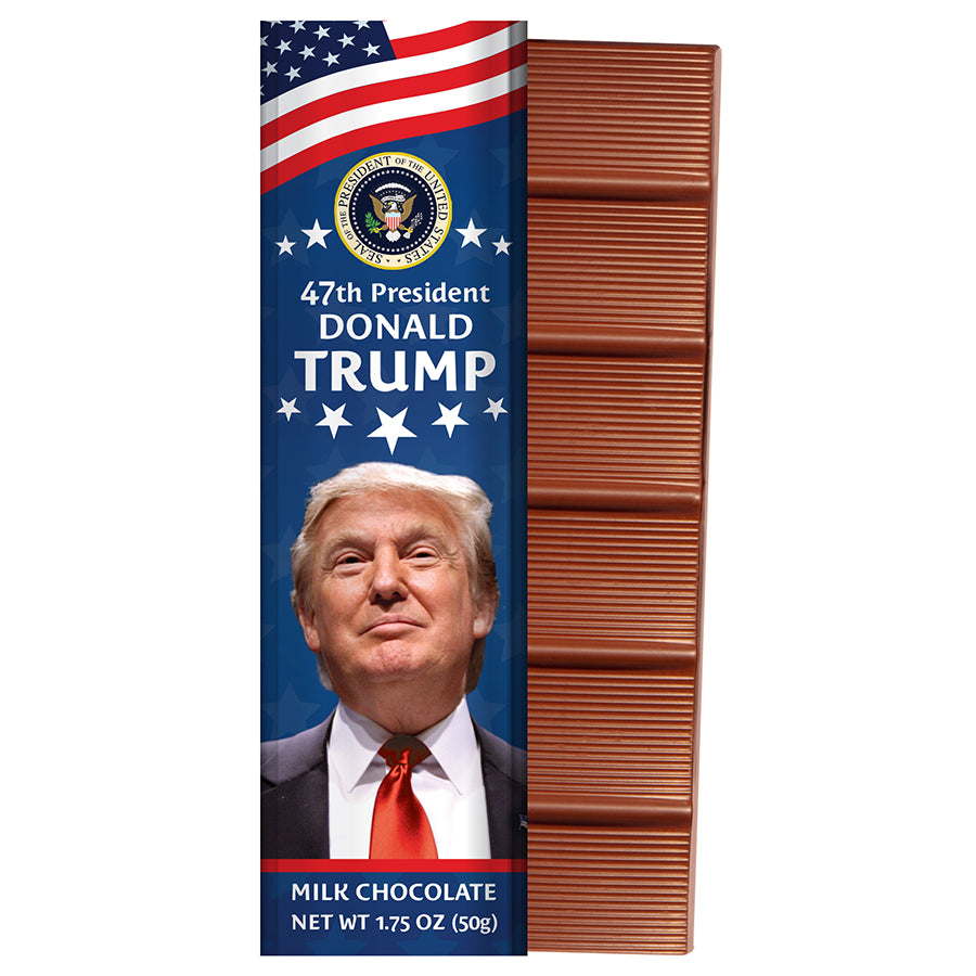 1.75oz Milk Chocolate President Trump Bar