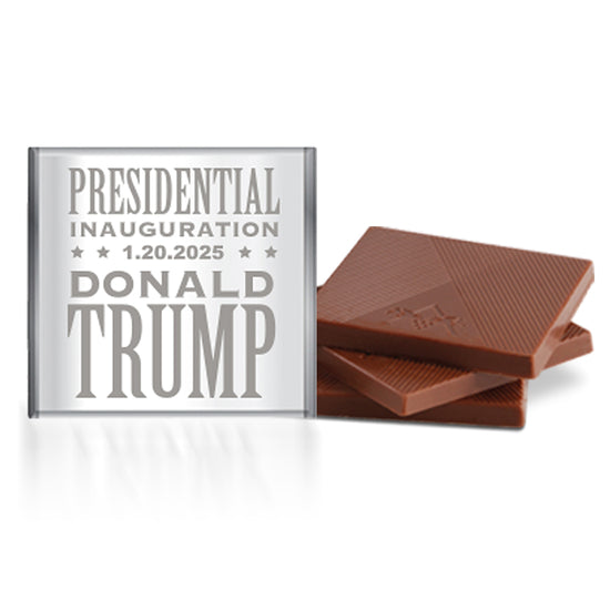 1.75" Deluxe Milk Chocolate Thins w/ Presidential Inauguration Logo