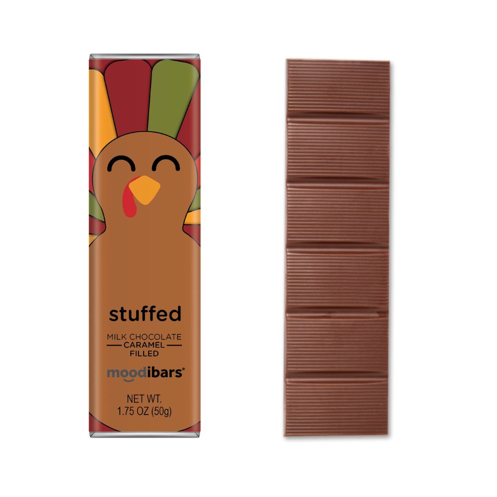 Seasonal Moodibars - Stuffed Milk Chocolate Caramel Filled 1.75oz Bars