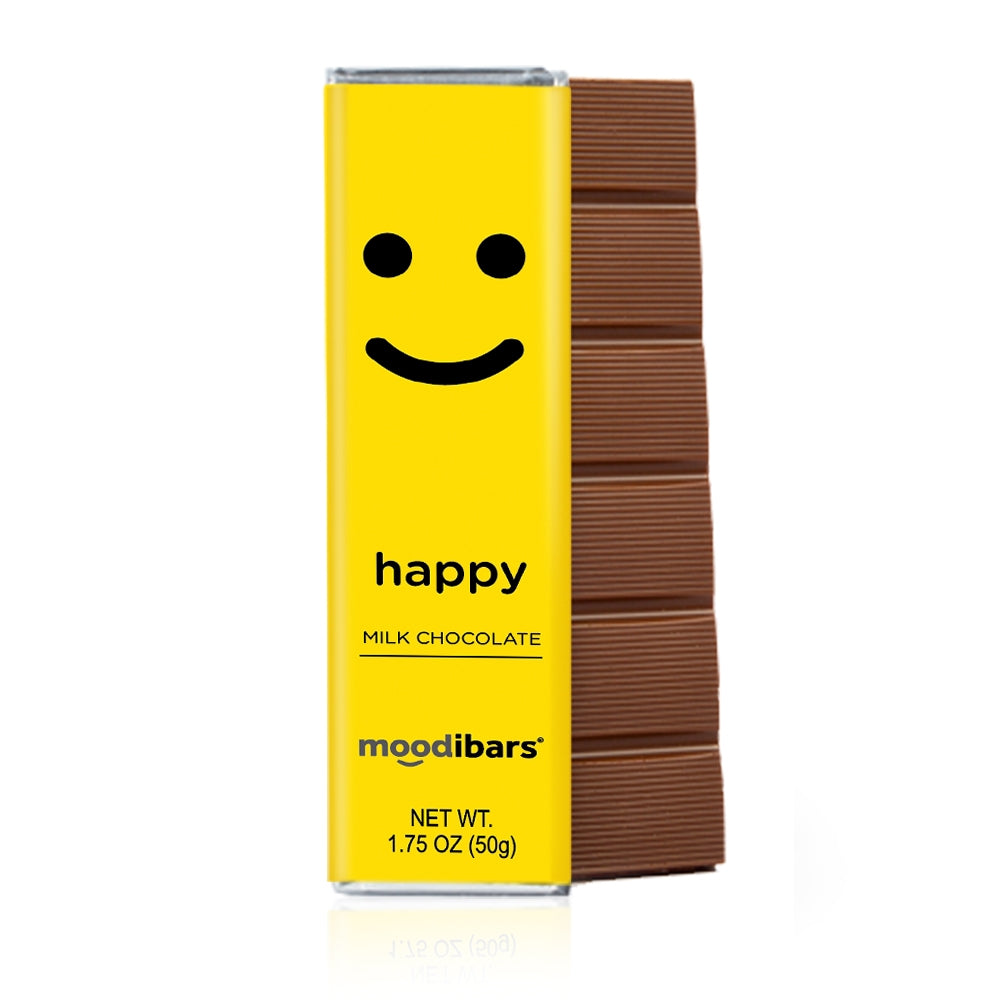 Moodibars - Happy Milk Chocolate 1.75oz Bar