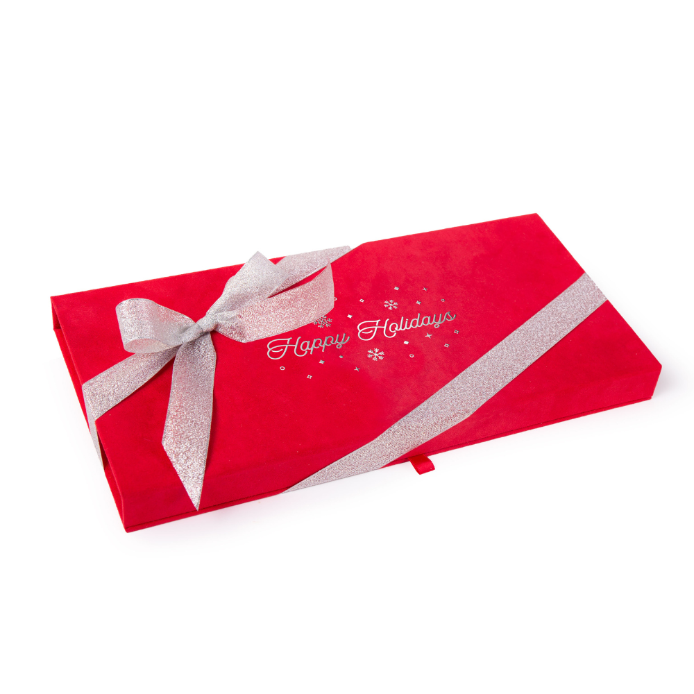 Holiday - Red Suede 15pc Truffle Box with 