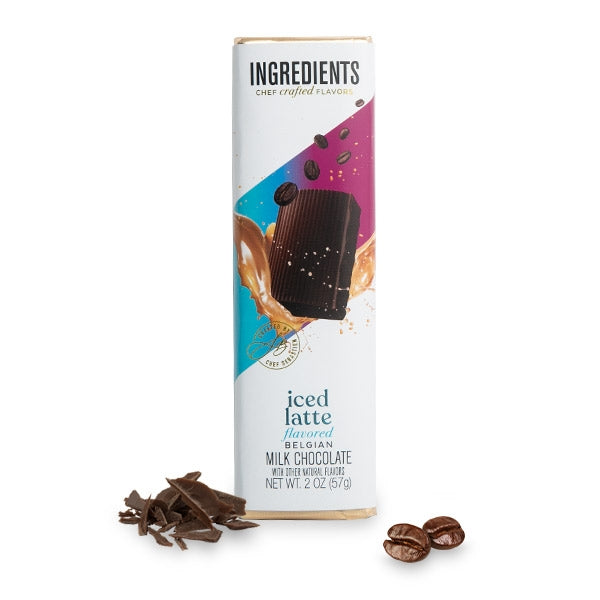 Ingredients - Iced Latte Milk Chocolate 2oz Bar