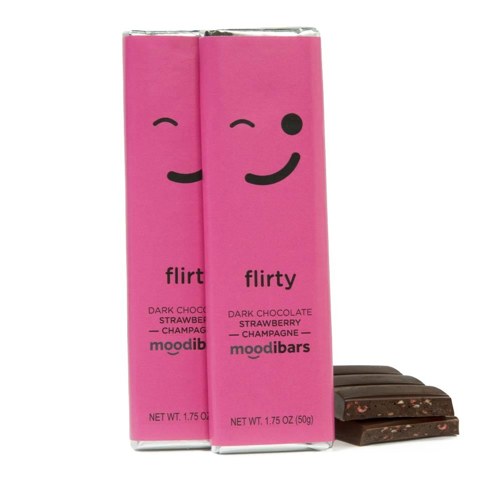 Moodibars - FLIRTY - Strawberry Champagne (1.75oz)