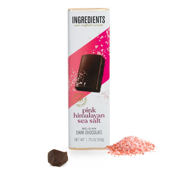 Ingredients - Dark Chocolate Himalayan Sea Salt 1.75oz Bar